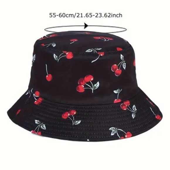 Unisex Reversible Polyester Bucket Hat🍒🍒 - Picture 11 of 11